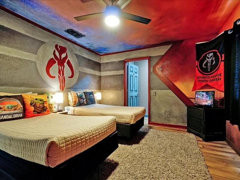 Bed, Bedroom