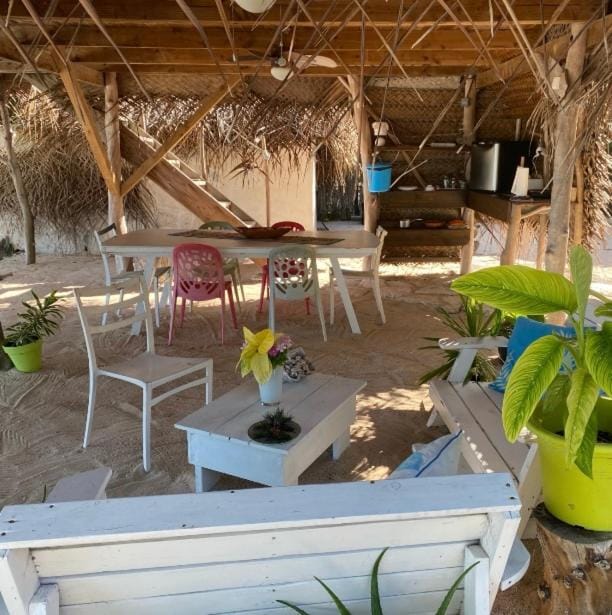 Mezzanine à Tikehau Villa in French Polynesia