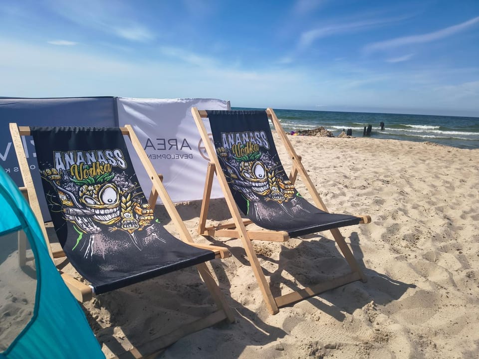 Day, Beach, Sea view, sunbed