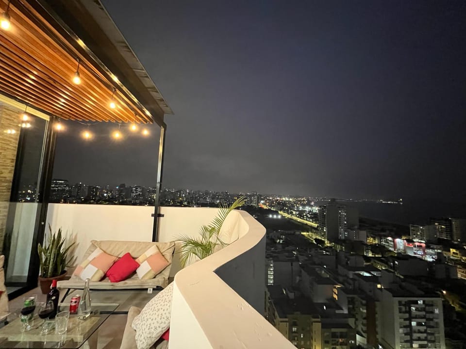 Balcony/Terrace, City view, Sea view, Sea view, furniture