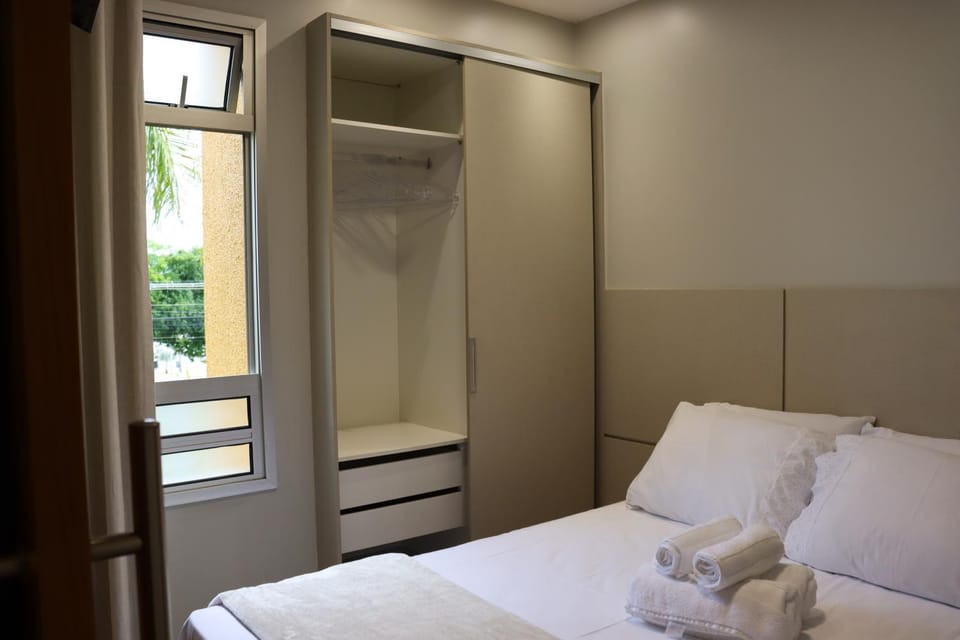 Bed, Photo of the whole room, Bedroom, towels, wardrobe