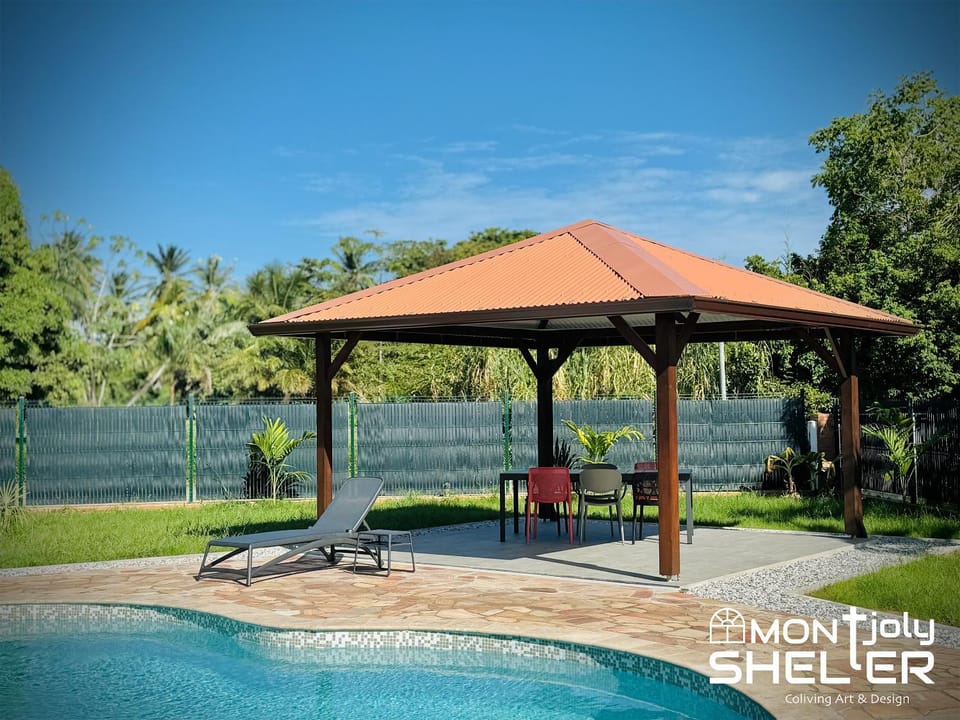 Garden, Swimming pool, sunbed