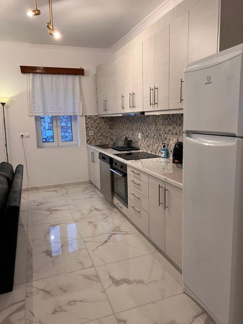 Kitchen or kitchenette, oven, stove, kitchen