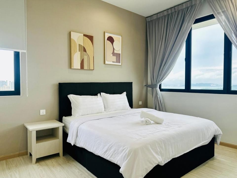 Breathtaking Sea View Penang Bridge 2BR Apartment in Bayan Lepas
