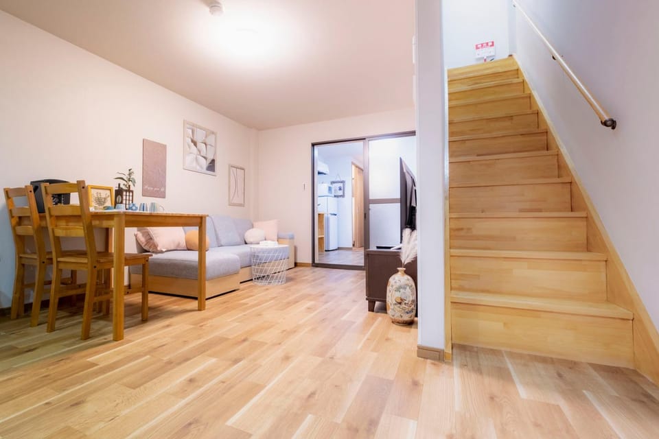 Kitchen or kitchenette, Living room, Photo of the whole room, Seating area, Dining area