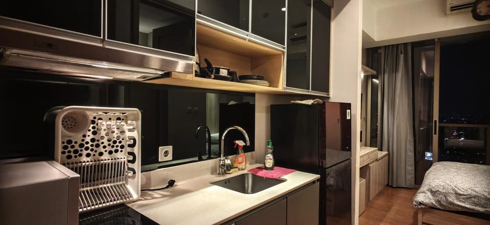 Bed, Kitchen or kitchenette, Photo of the whole room, Bedroom
