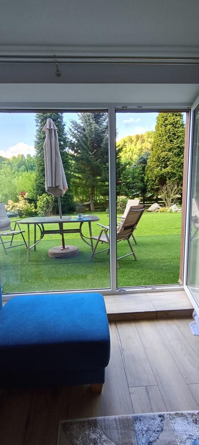 Balcony/Terrace, Seating area, Garden view, sunbed