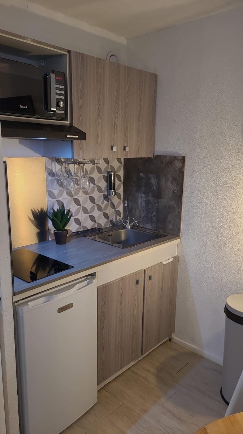 Kitchen or kitchenette, kitchen