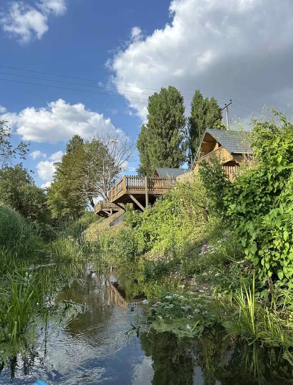 Spring, Natural landscape, River view