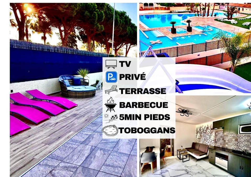 Patio, BBQ facilities, TV and multimedia, Beach, Swimming pool, Parking, internet