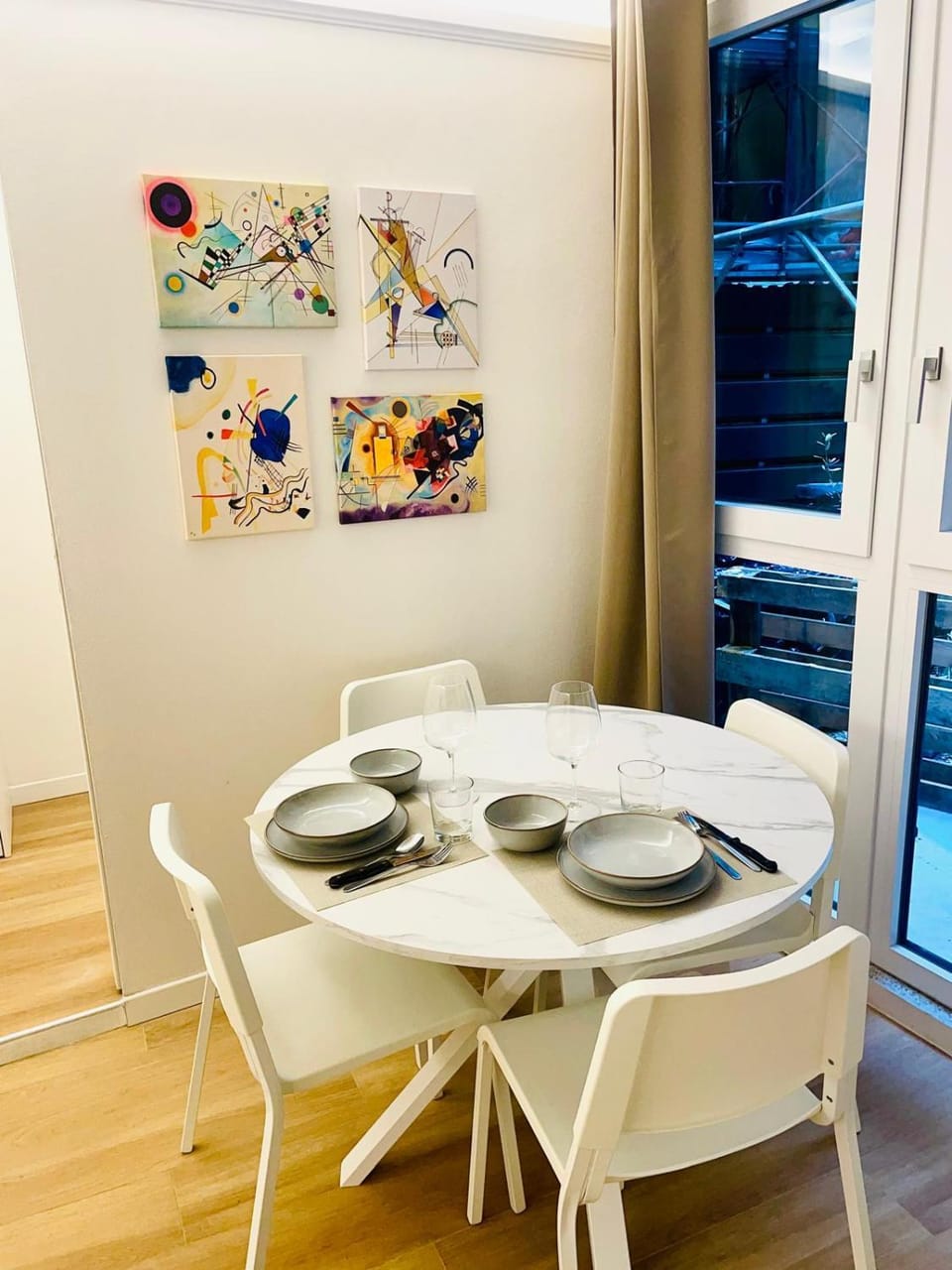 Living room, Seating area, Dining area
