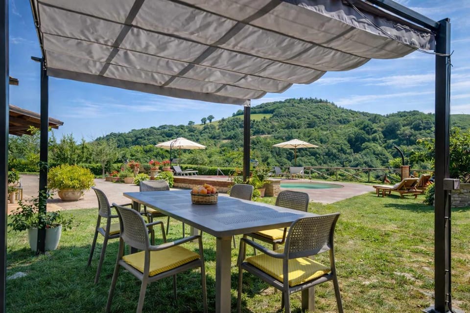 Patio, Natural landscape, Garden, Mountain view