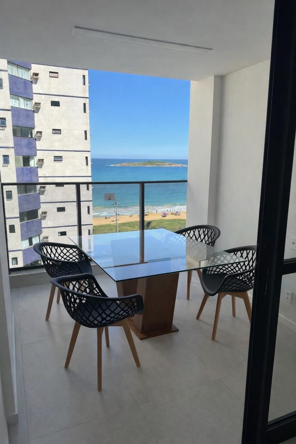 Natural landscape, View (from property/room), Dining area, Beach, Sea view