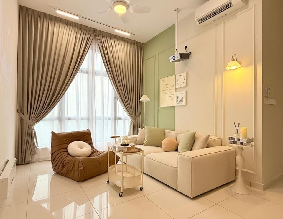 Maison Sage-Space Residency-KSL-2BR-Projector-6Pax Apartment in Johor Bahru