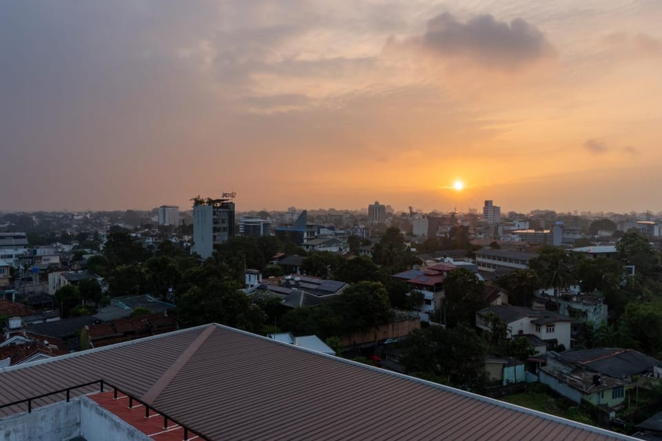 City view, Sunset