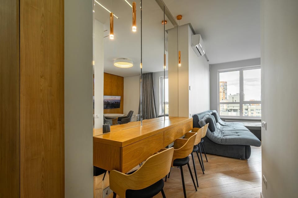 Living room, air conditioner