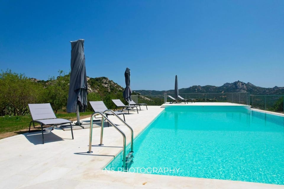 Natural landscape, Pool view, Swimming pool, sunbed