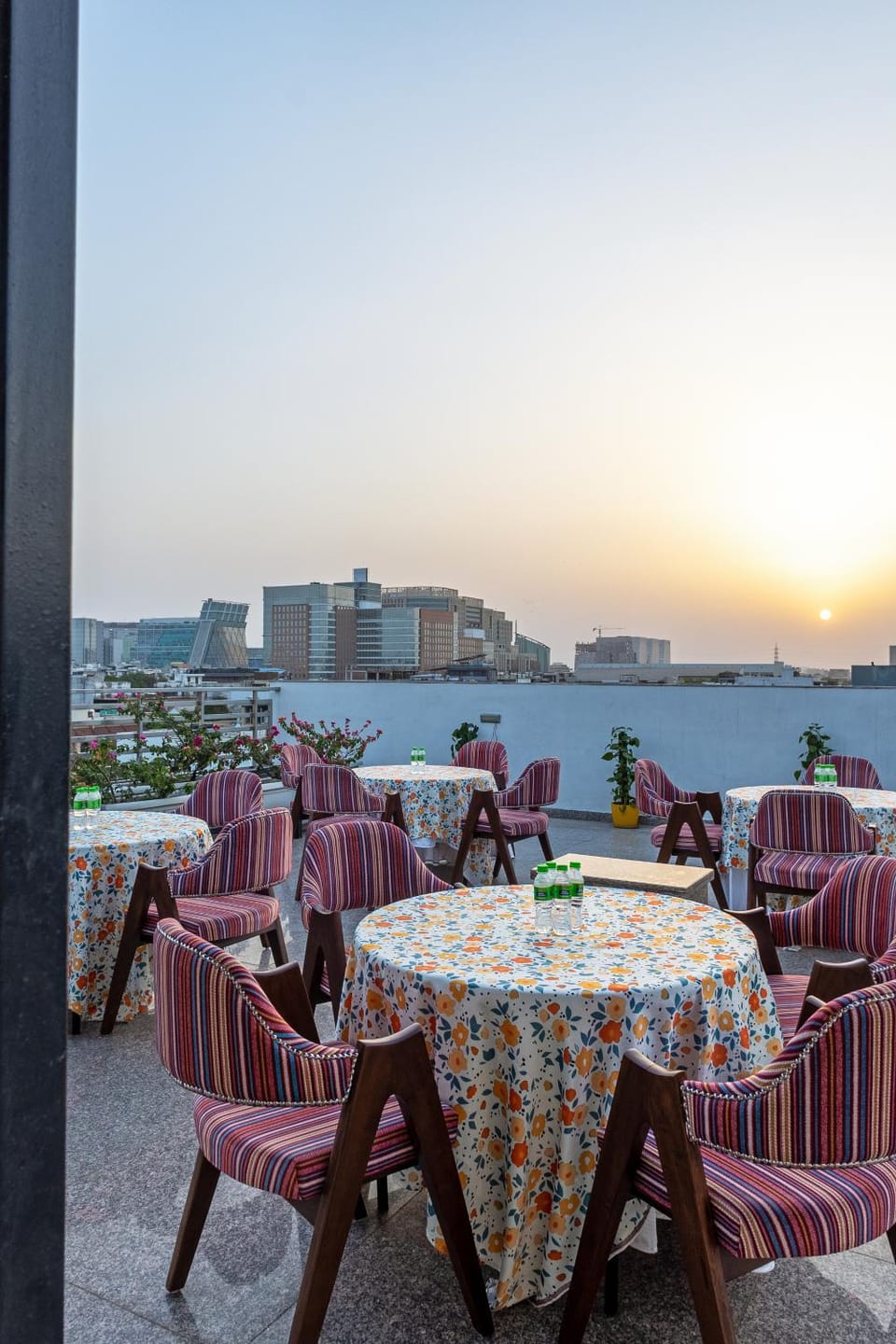 Natural landscape, Seating area, Sunset