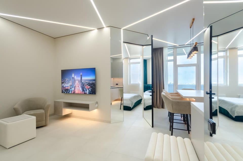 TV and multimedia, Living room, Photo of the whole room, Bedroom