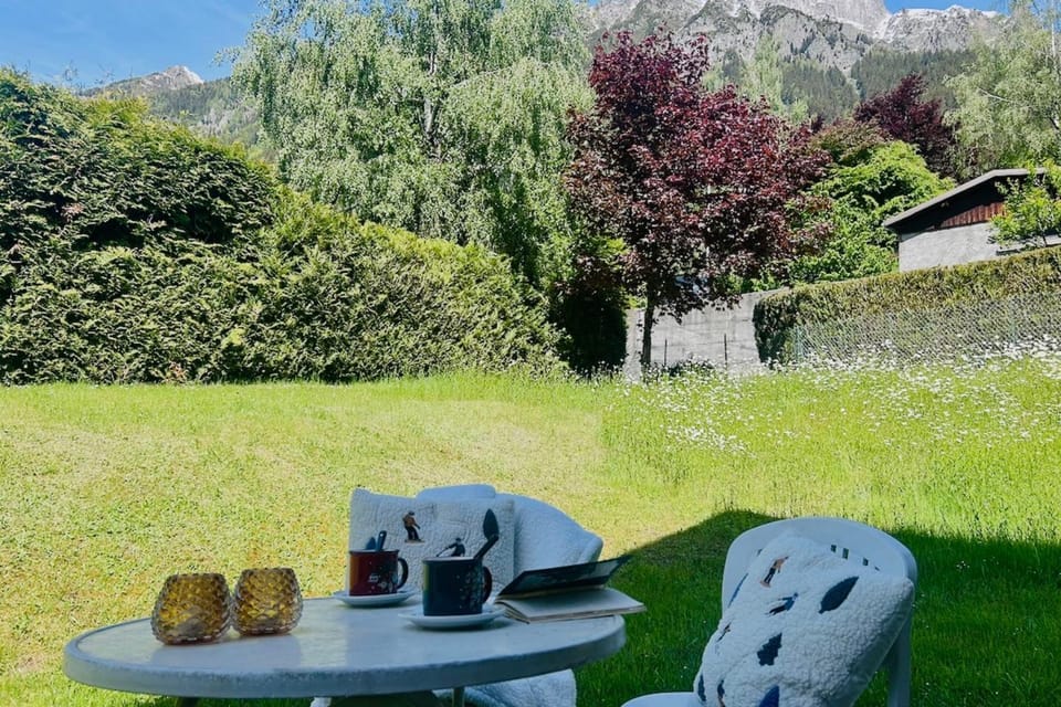 Cozy with garden parking and Mont-Blanc view Apartment in Chamonix