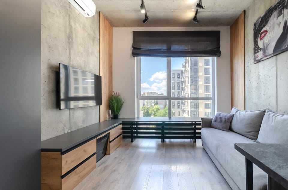 TV and multimedia, Living room, Seating area, heating, air conditioner