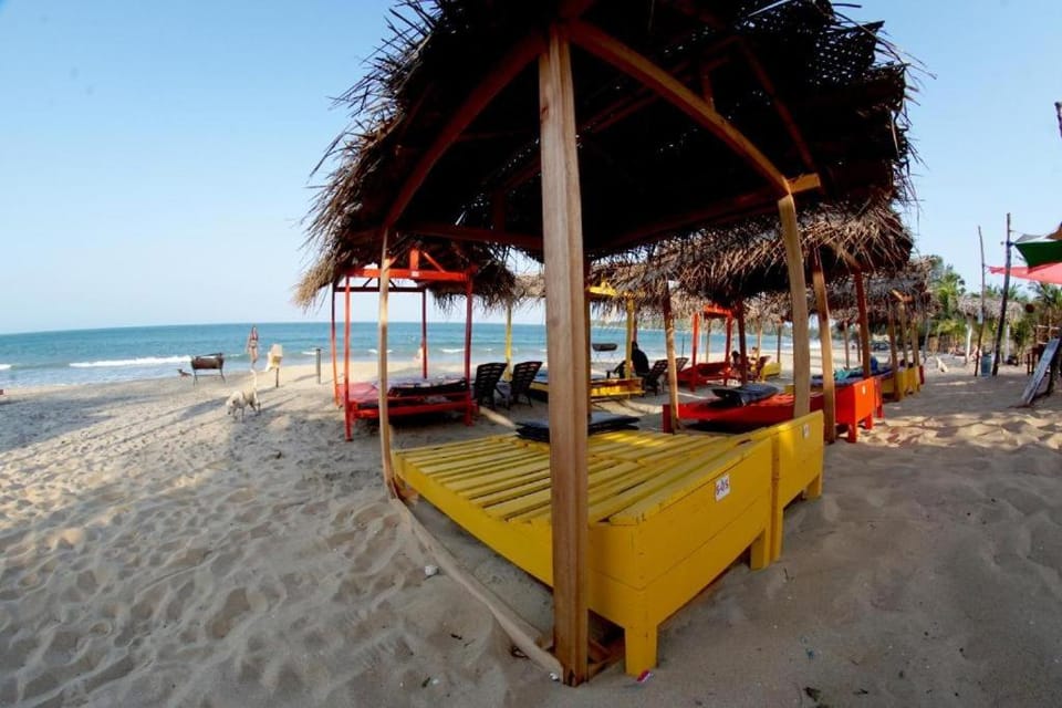 Beach, Sea view, sunbed