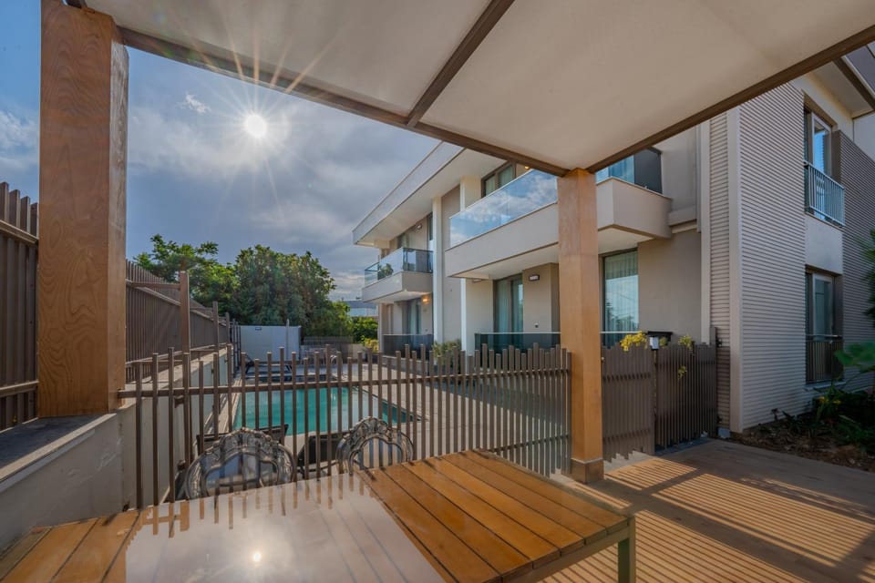 Property building, Day, Pool view, Swimming pool, Internal: Not applicable to any particular room