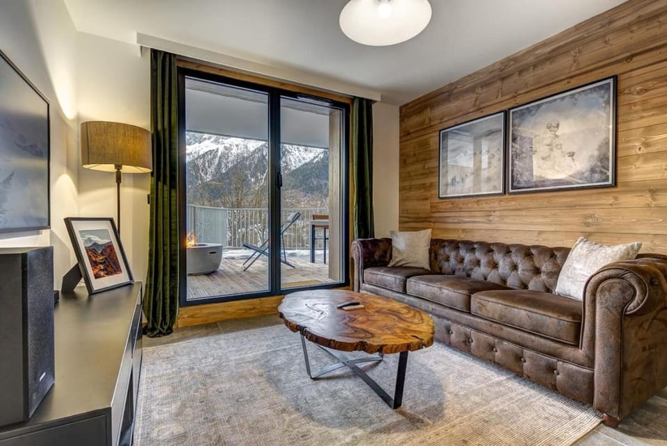 Brume - 2CH 2SDB Vues Remontees 400m Garage SPA Apartment in Les Houches