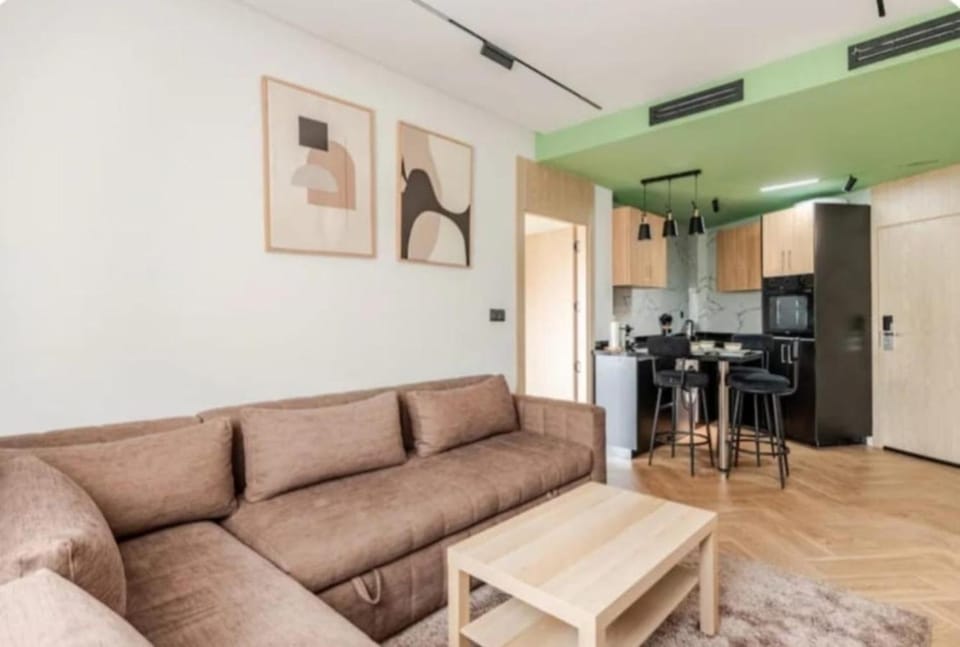 Kitchen or kitchenette, Living room, Dining area, oven, stove
