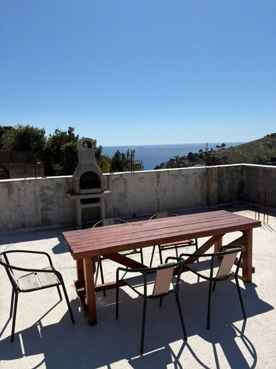 Day, View (from property/room), Balcony/Terrace, Seating area, Dining area, Mountain view, Sea view