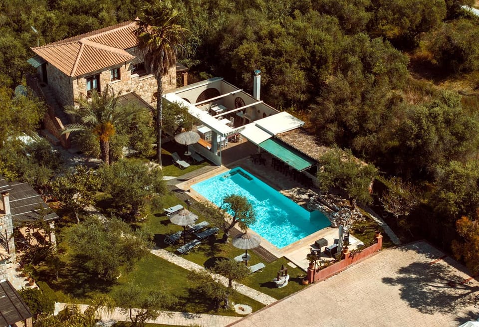 Property building, Pool view