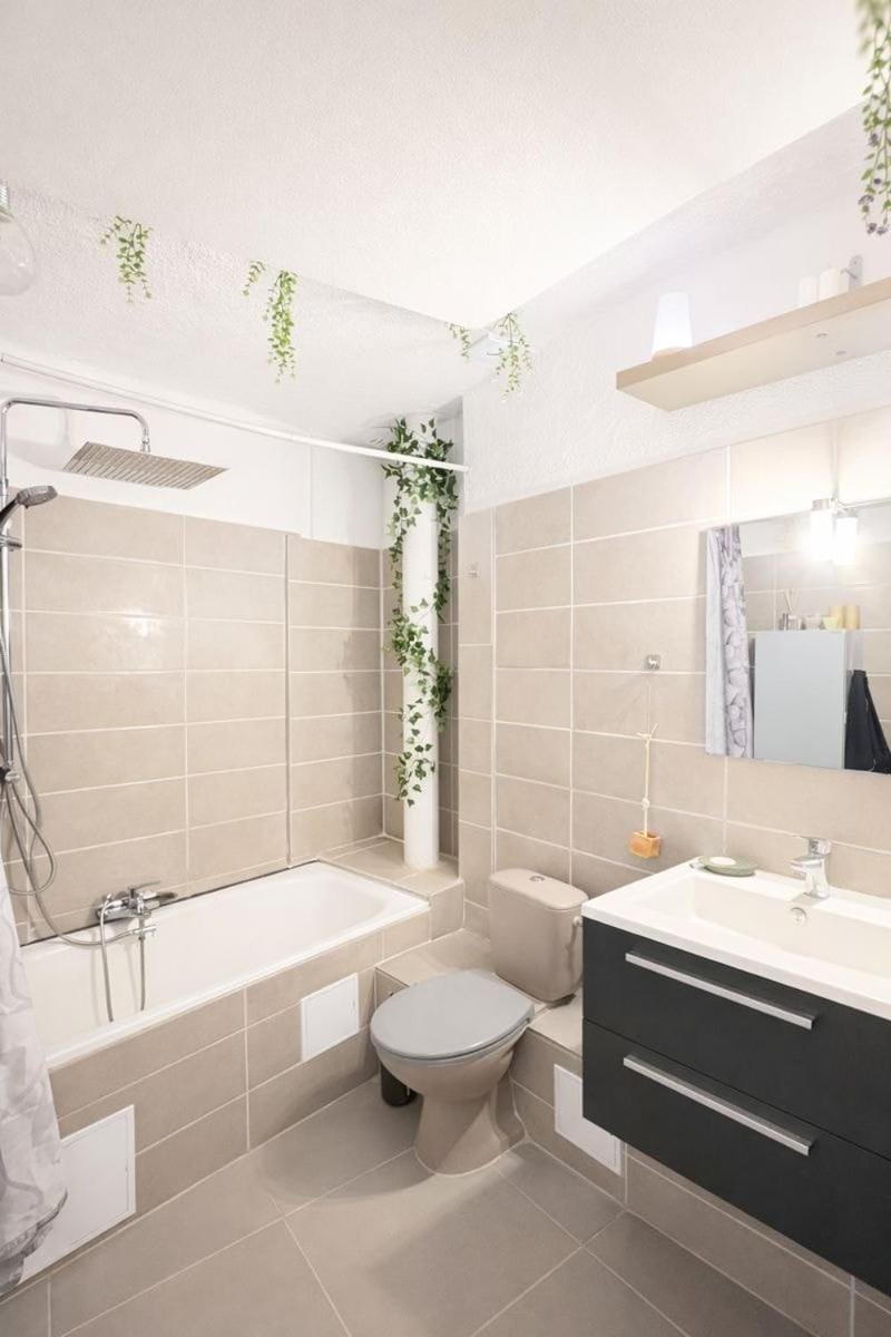 Toilet, Bathroom, Bath, towels
