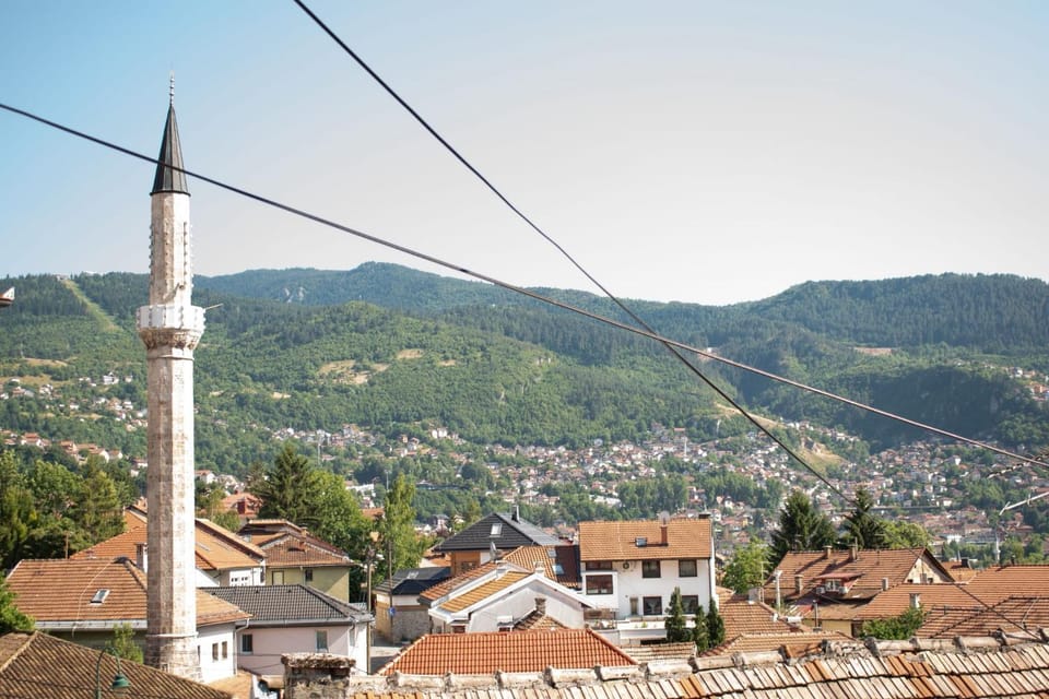 Nearby landmark, Day, Natural landscape, City view, Mountain view