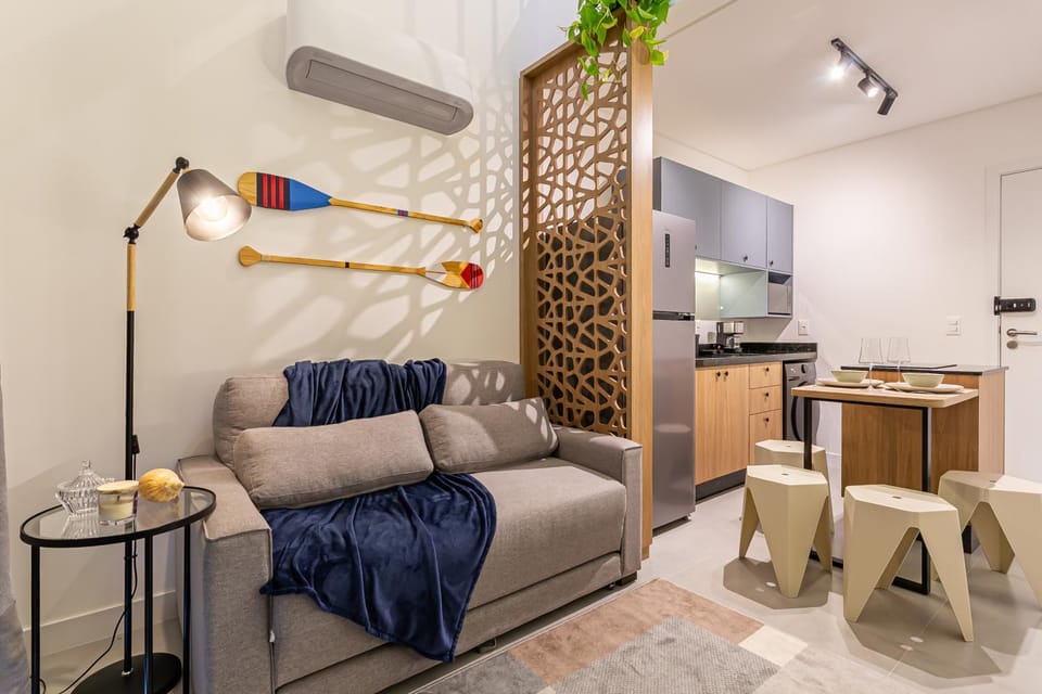 Kitchen or kitchenette, Living room, Seating area