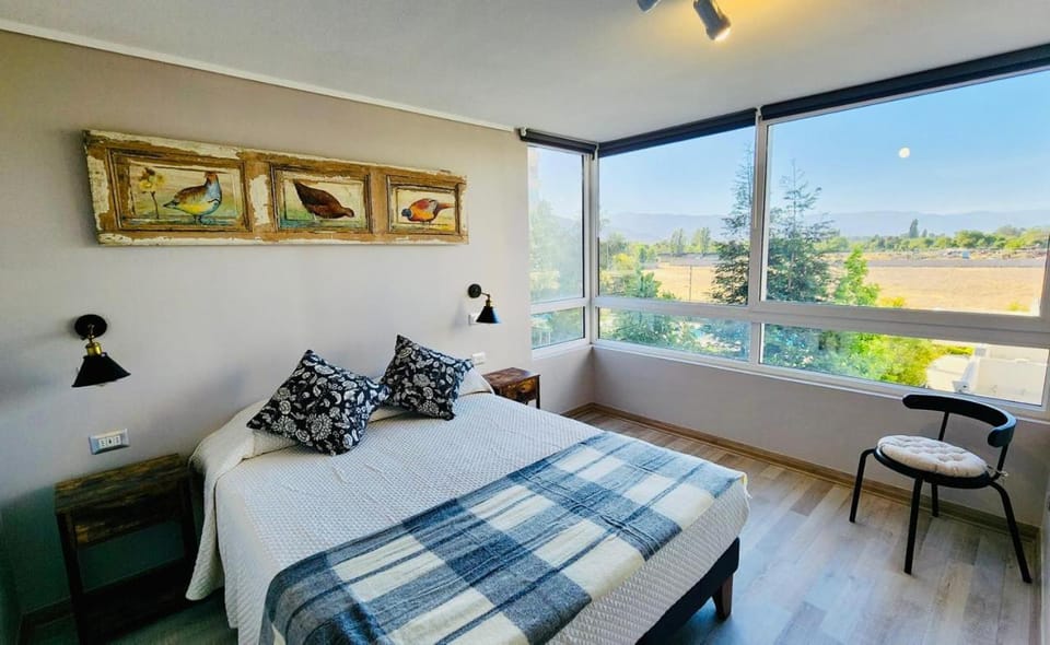 Aeropuerto a 10 min y Mall a 2, terraza BBQ, 3 hab Apartment in Santiago