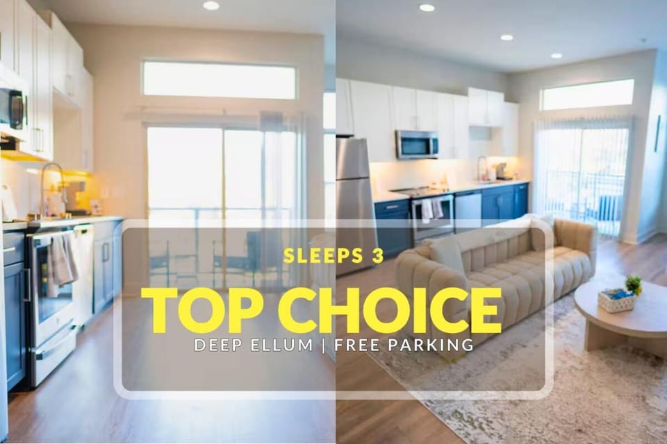 Modern Luxury Suite Deep Ellum Free Parking Apartment in Dallas