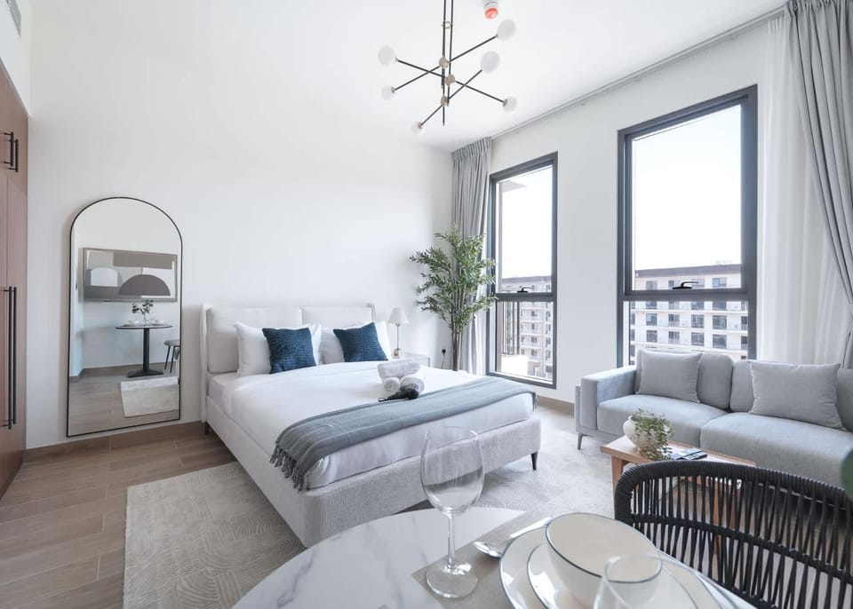 Free housekeeping visits during your stay - StayShort - Town Square sleeps 2 in Great Location Apartment in Dubai