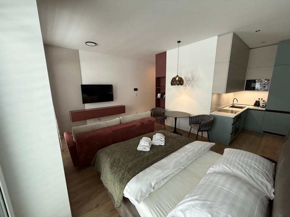 Living room, furniture, kitchen