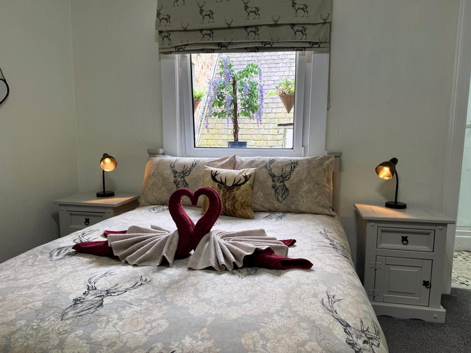 Bed, Photo of the whole room, towels