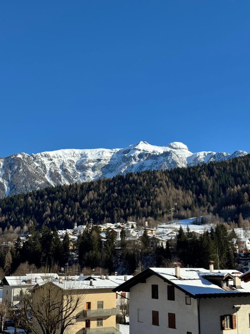 Day, Natural landscape, Winter, Mountain view