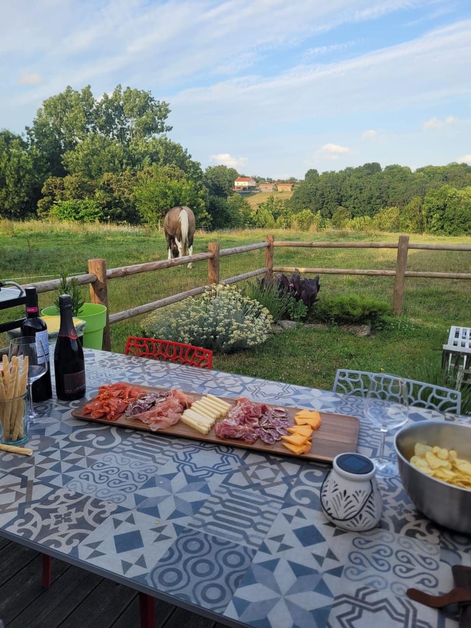 Patio, Garden view