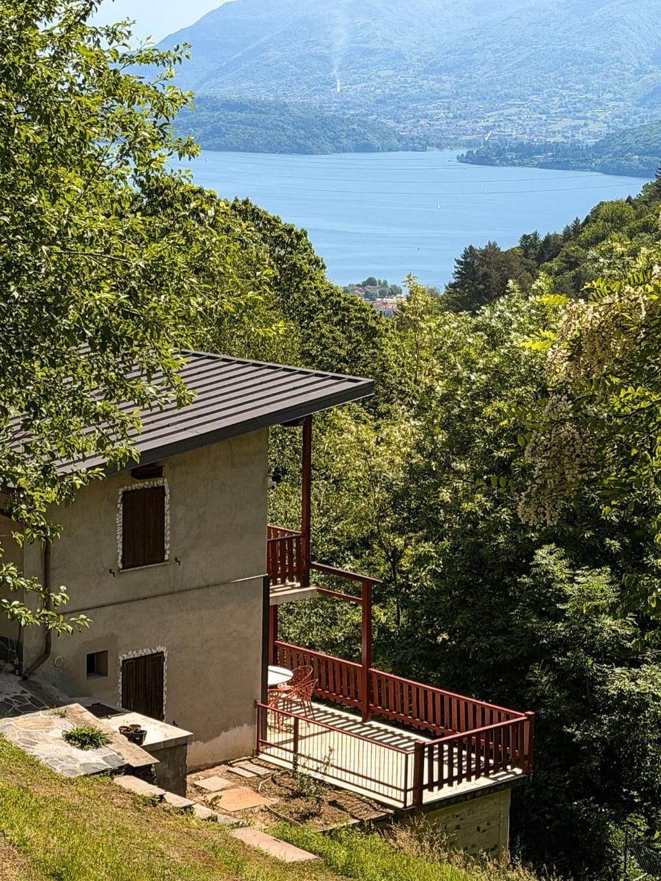 Property building, Day, Natural landscape, Lake view, Mountain view