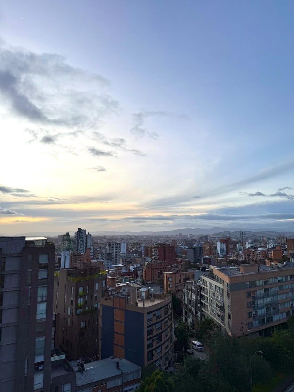 Private Terrace with Panoramic View in Chapinero Alto Apartment in Bogota