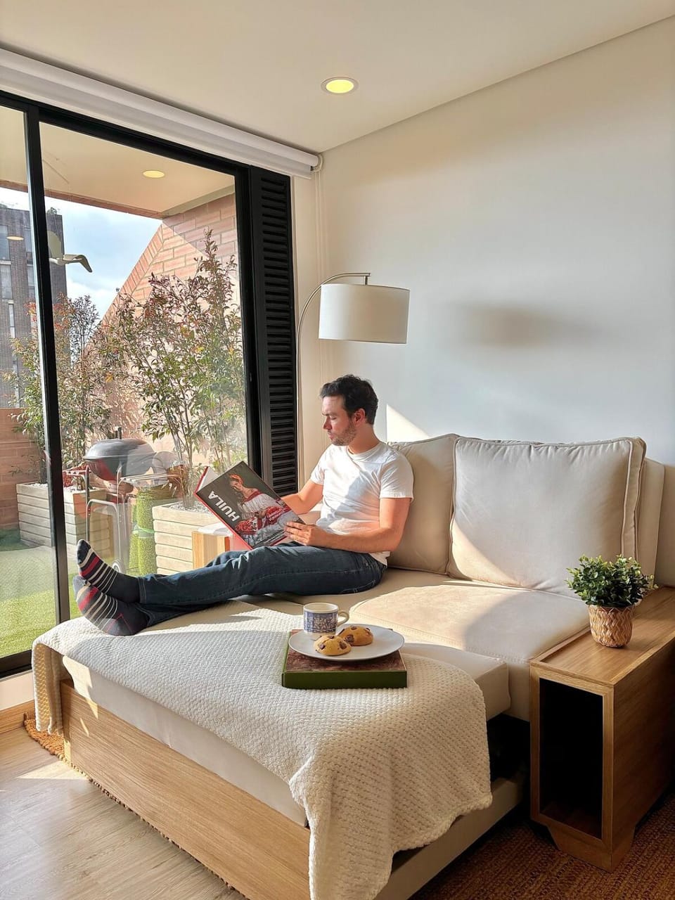 Private Terrace with Panoramic View in Chapinero Alto Apartment in Bogota