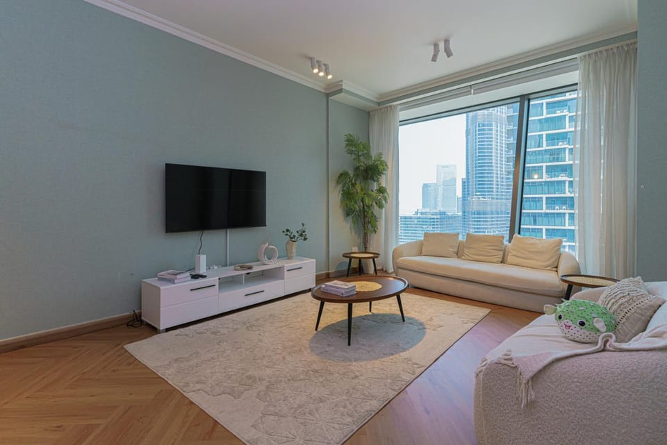 Rovostays Private Room in Luxurious Apartment with Burj Khalifa View in Downtown Apartment in Dubai
