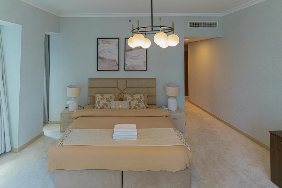 Rovostays Private Room in Luxurious Apartment with Burj Khalifa View in Downtown Apartment in Dubai