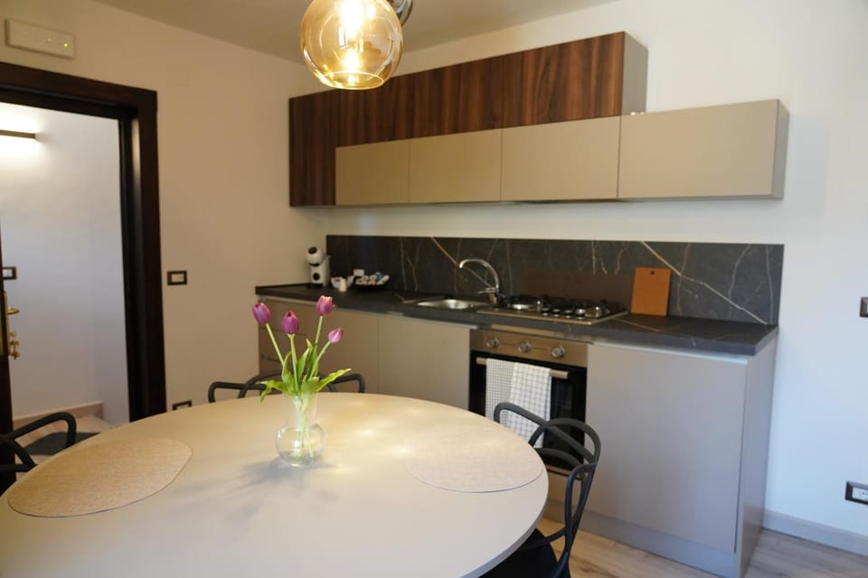 Kitchen or kitchenette, Dining area, stove, kitchen