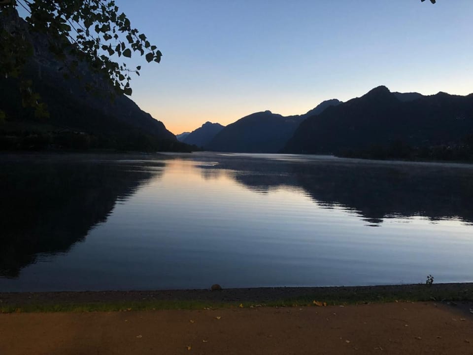 Nearby landmark, Day, Natural landscape, Lake view, Mountain view, Sunrise, Sunset