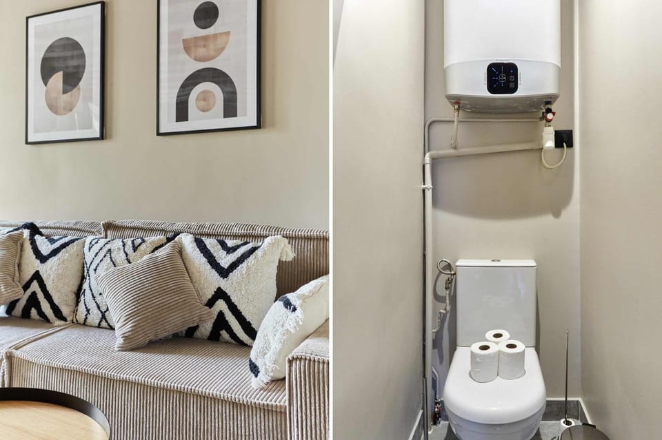 Bright Air-Conditioned Apartment in the Marais Apartment in Paris
