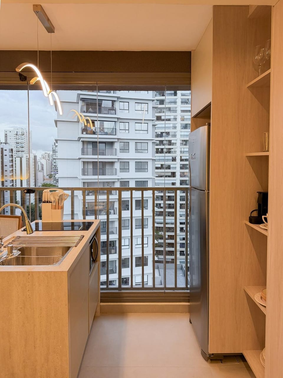 Elegant studio with swimming pool, gym and coworking Apartment in Sao Paulo City